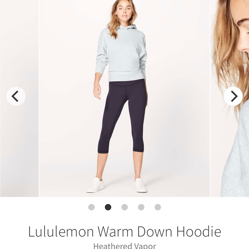 Lululemon Warm Down Hoodie Size 6